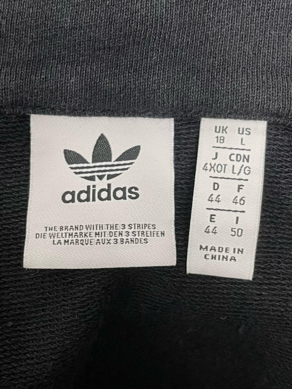 adidas Originals Half-Zip Crop Track Jacket Black Cropped Active Top size L - Picture 9 of 13